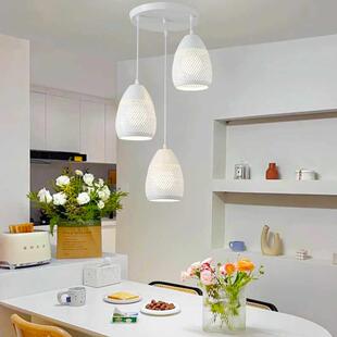 圆盘三头酒吧餐厅 纳维亚创意时尚 餐厅吊灯2024新 现代简单斯堪