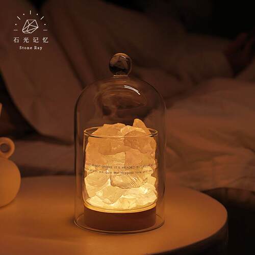 床头小夜灯智能声控语音充插电氛围卧室睡眠台灯高级感手机控制