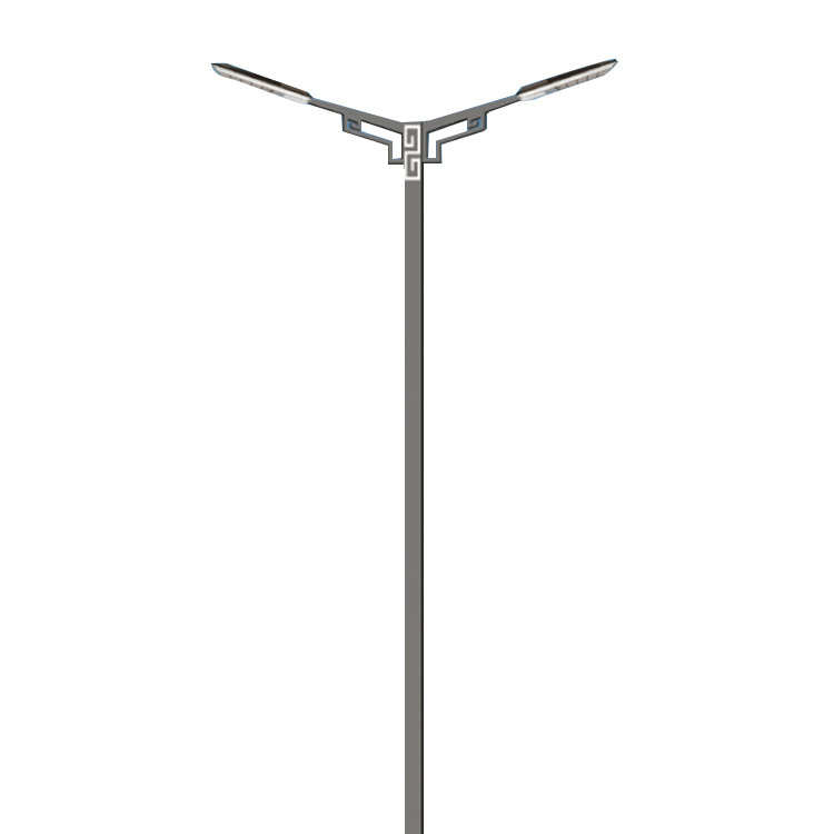 户外市电双臂路灯10米8米6米热镀锌路灯杆 公路100WLED厂家直发