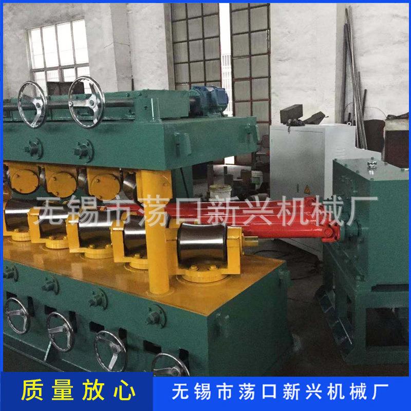 立式九辊矫直机小型角钢方钢变管后10轮调直机调直刷漆机