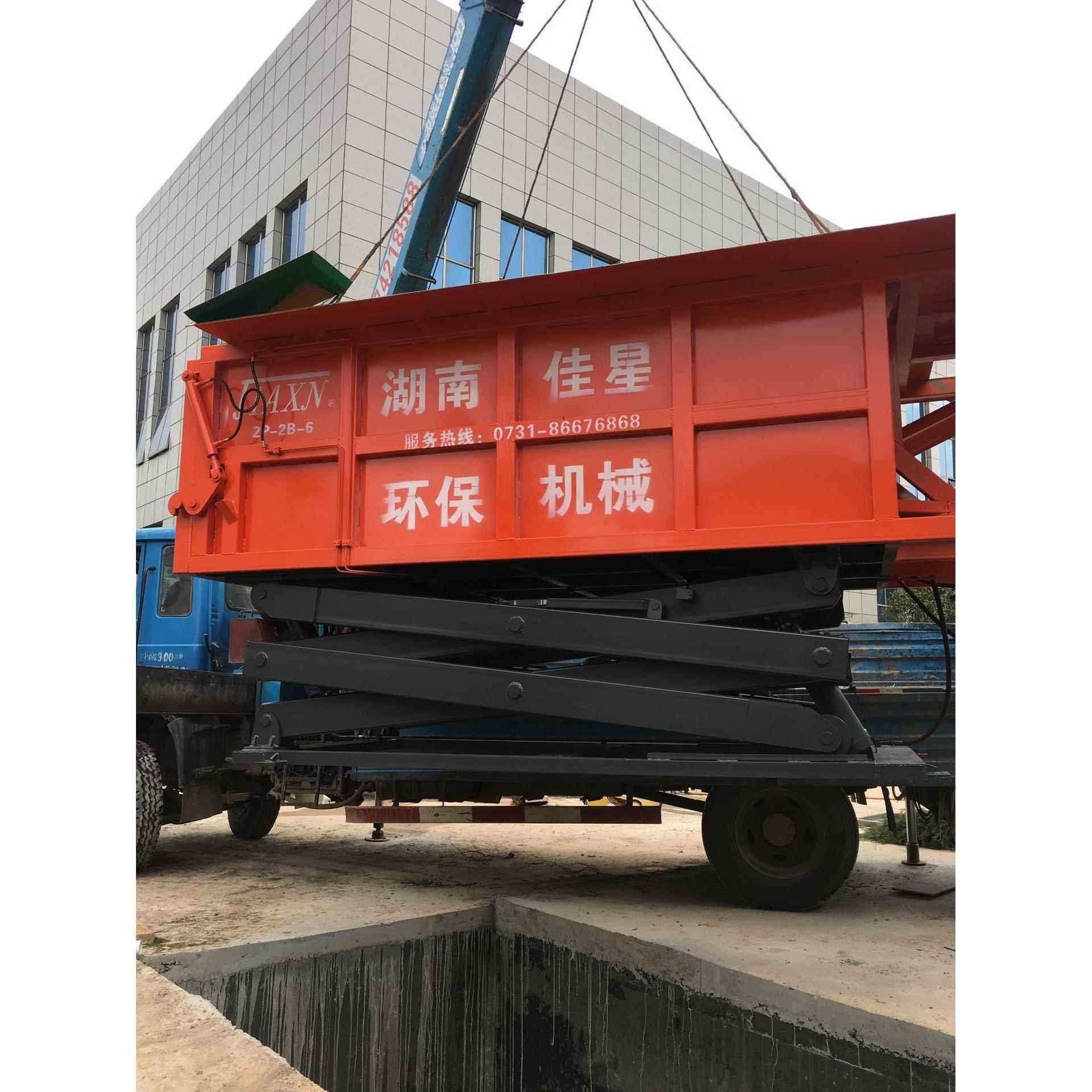 地埋式垃圾站厂家垃圾中转站质量稳定自动升降式垃圾压缩站