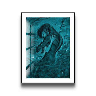 卧室装饰画墙壁客厅james艺术版画小众书房jean当代油画挂画潮流