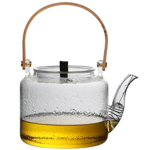 19EK玻璃茶煮壶可明火电陶炉壶炉提梁烧水F76S9TJT耐高温养围生壶