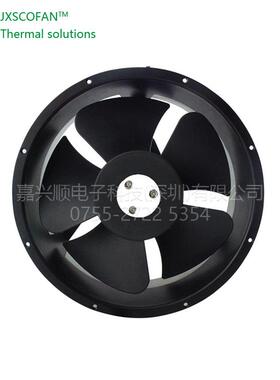 25489圆框风机2600转机箱机柜工控设备 直径25公分交流220V散热风