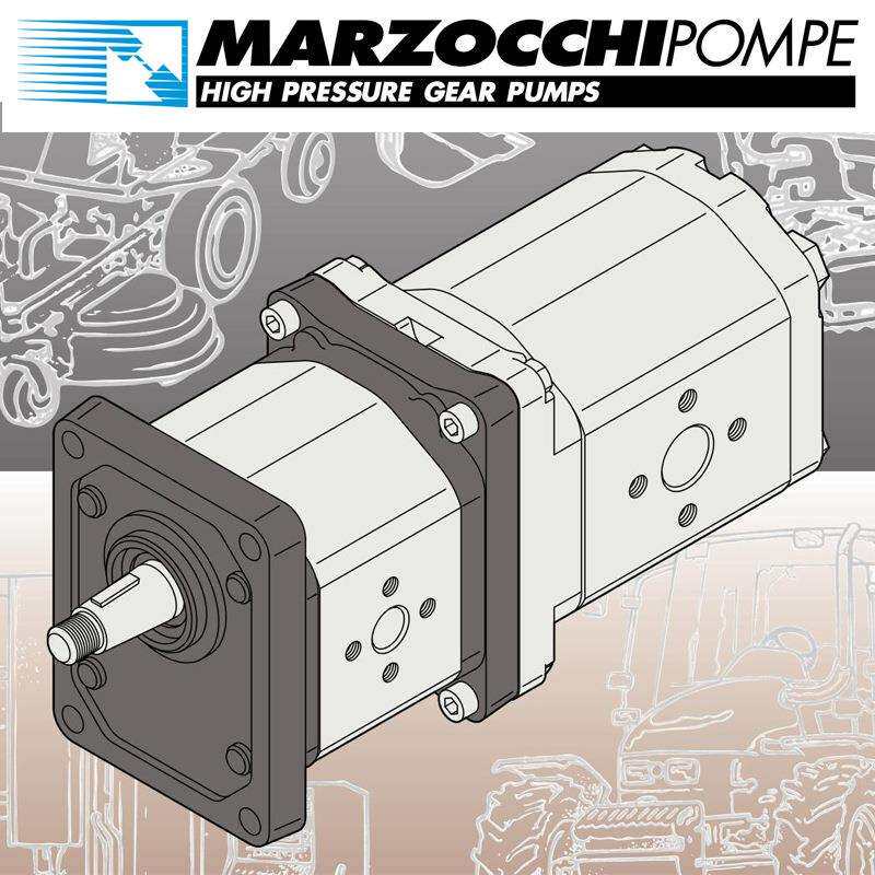 ALPA2A-D-25-FG+ALPP1-D-11-FG双联齿轮泵MARZOCCHI马祖奇