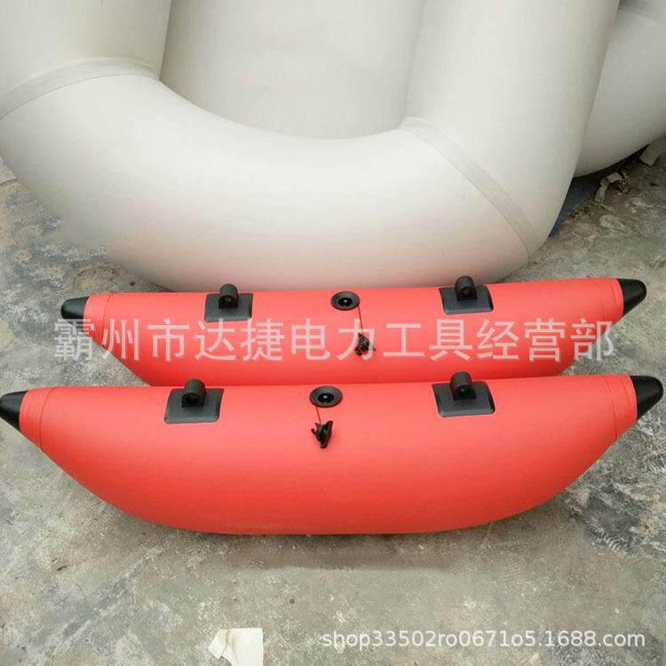 水上单人自行车浮筒 防撞击码头公园脚踏船 充气式船用救生浮标