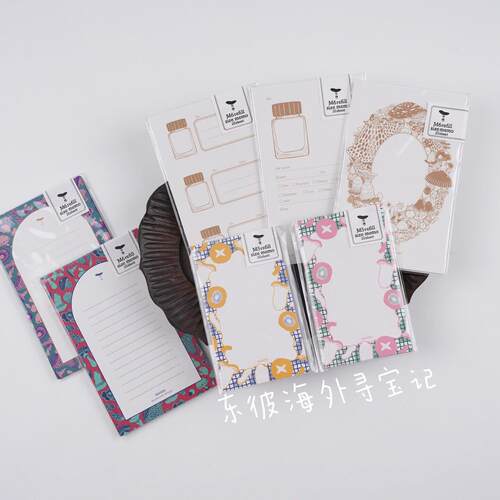 【现货】日本nocco新品原创蘑菇便签本 M5 A7可改活页内芯替芯