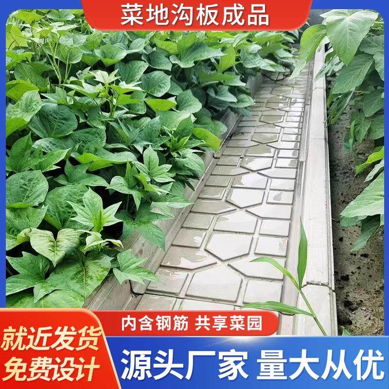 菜沟板水泥模具大全菜地沟板农村庭院铺路板塑料沟盖板菜园小围栏