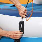 超大型浮船躺椅漂浮床乐园浮岛海洋上浮bestway43105排休息水浮