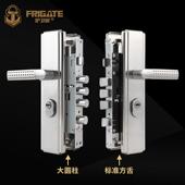 防盗门套锁装 锁锁具把手家用用型天1地通把手锁大门锁木室内门锁