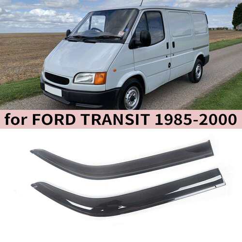 适用福特FORD TRANSIT 1985-2000晴雨挡侧窗导流板雨眉加厚注塑