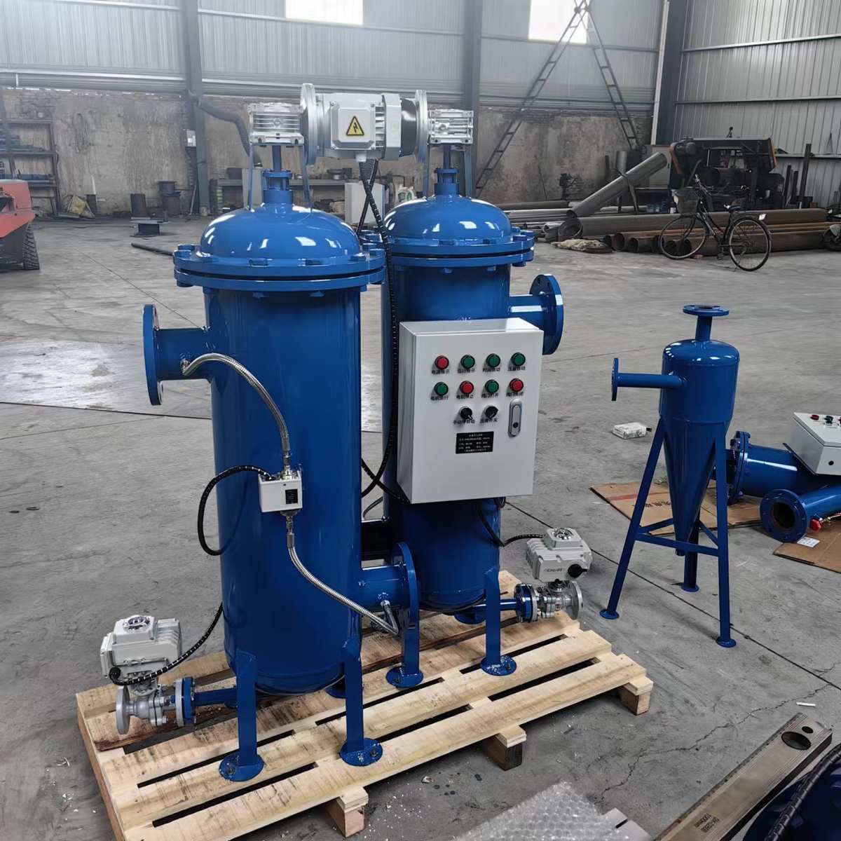 水刷不锈钢 自过滤器 航煤矿清洗式水景观  嘉过滤器全自动