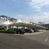 遮阳棚拉公共 车棚户外张拉厂家棚露天 膜结构发货停景观膜雨棚