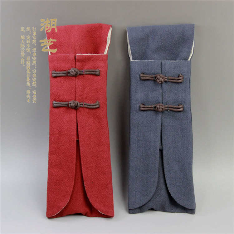 湖艺 棉麻布袋  古琴香炉收纳袋 古琴香筒保护袋 尺寸可改