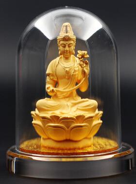 高档绒至沙神金佛像大势菩萨车摆件本汽命佛生肖属马守护车载摆件