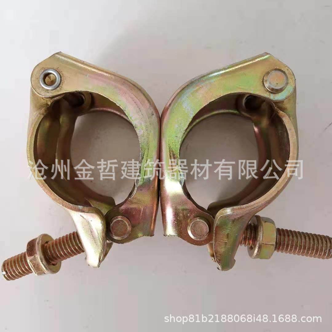 现货旋转扣件十字扣件钢管固定卡扣对接万向活动冲压扣件