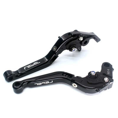 适用于CM500/CMX500/300摩托车CNC伸缩折叠刹车离合手柄拉杆牛角