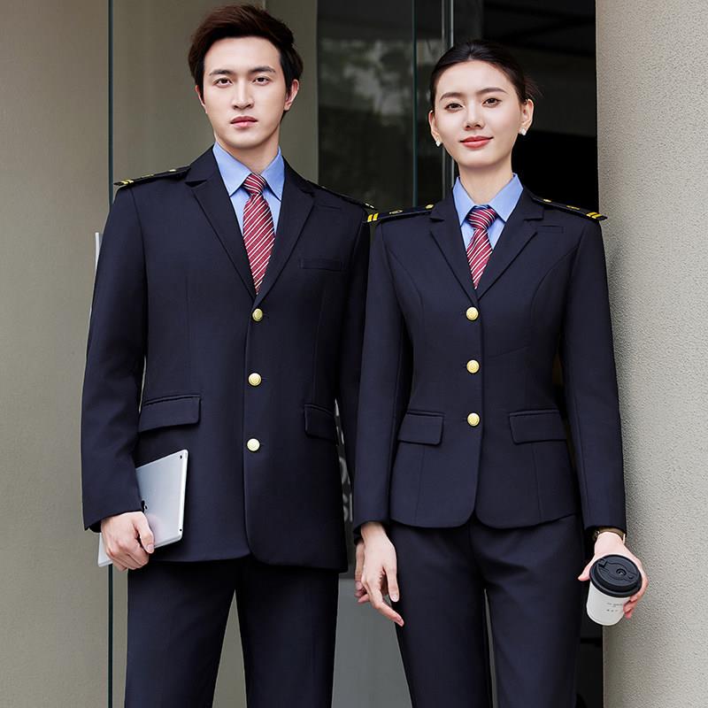 铁路制服春秋男女23新式路服乘务员车站铁路学校西装外套工作服