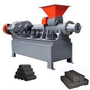 高压空心煤制棒机 小型机制木炭机兰炭制棒机 螺旋碳粉挤压成型机