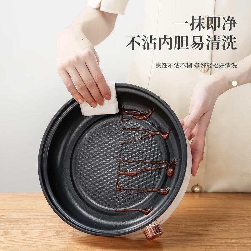 新款直销烤肉外卖电烤盘快慢档迷你电煎盘电烤炉锅便携式户外食材