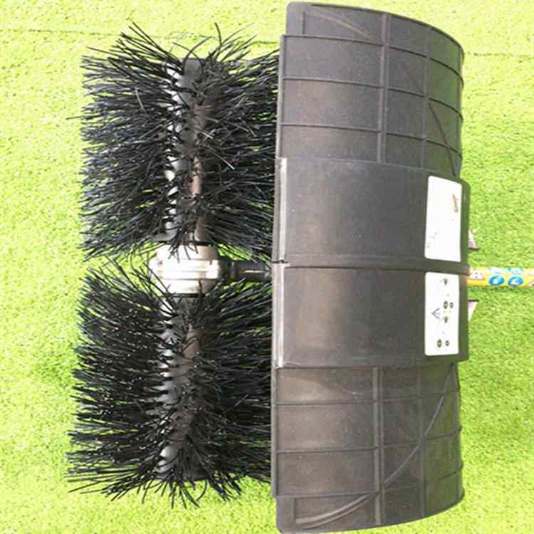 便携式汽油动力清扫机厂家 人造草坪清扫机图片 手持侧挂式扫地机