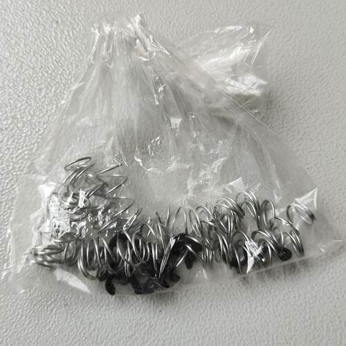 包邮一包20对瓦斯炉点火针配件弹簧卡扣卡簧陶瓷打火针感应针配件