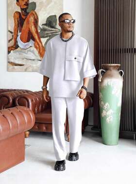 Fashionable African American Boy, Traditional & Modern Blend