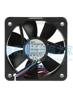 ebm-papst 612F FAN AXIAL 60X15MM 12VDC WIRE 83mA 1.0W 风扇
