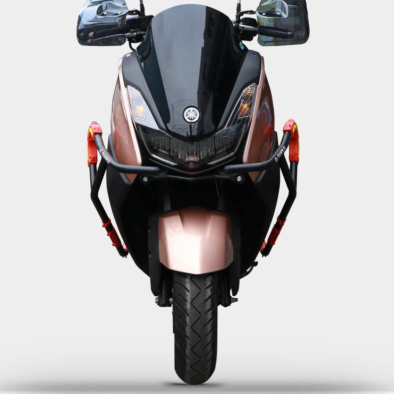 适用雅马哈巡鹰125摩托车前保护杠包围后保险杠防摔后护杠改装件