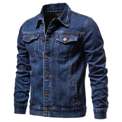 F 89326 Casual Denim Jacket Men 2025 士牛仔外套