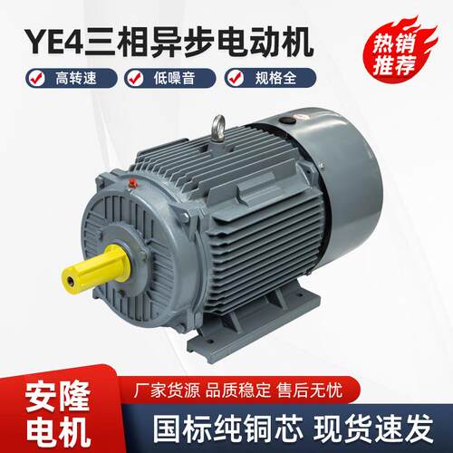 厂家销售YE4三相异步电动机2级能效型号多样量大价优