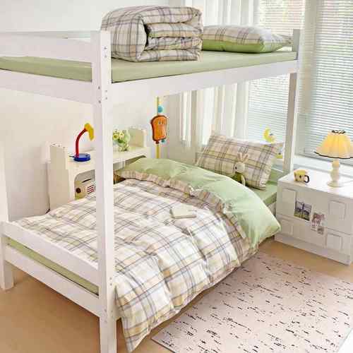 开学季学生床宿舍三件套全棉0套件上用单品10纯LQF棉A类床笠人被