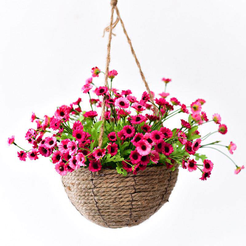 仿真花套装吊兰假花塑料花客厅装饰花阳台挂花吊篮吊顶垂吊花花篮