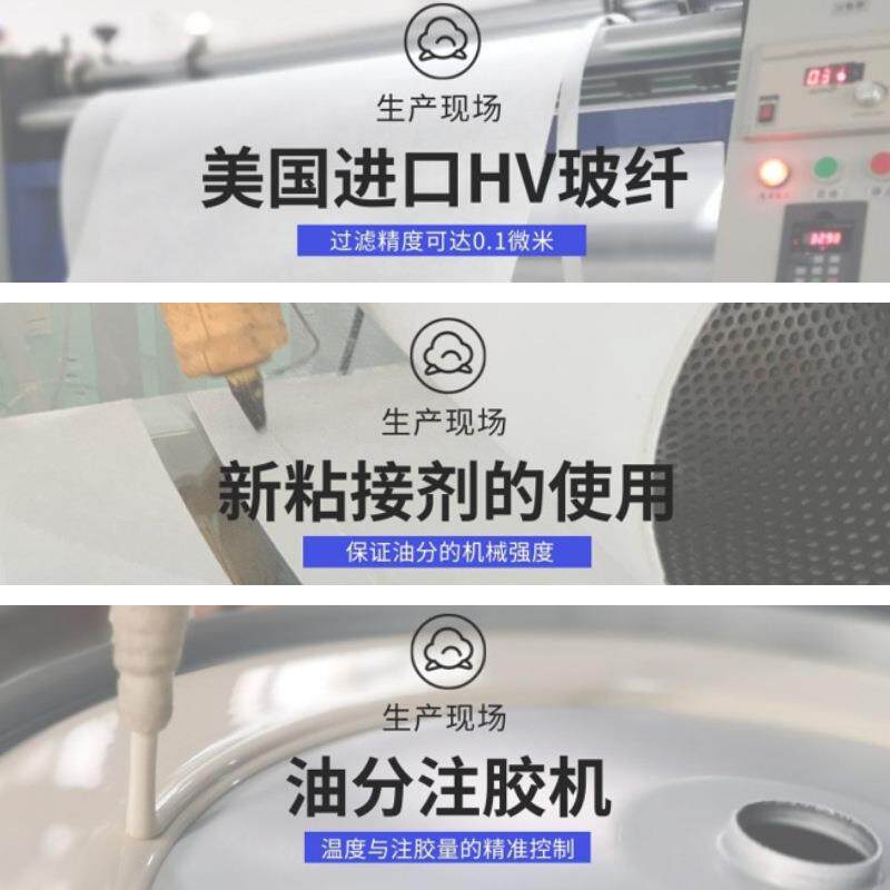 瑞斯过克滤工PMK业螺杆压机油气分空离器电厂空压机油分滤芯