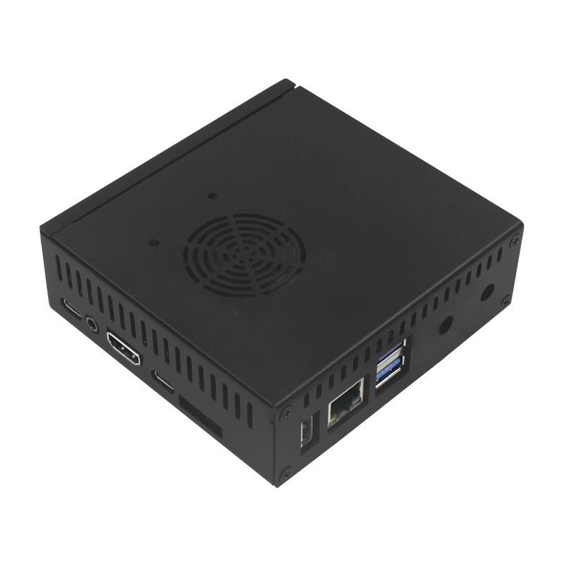 香橙派N505/N506金属散热外壳 Orange Pi 5/5B风扇散热保 护壳盒图片