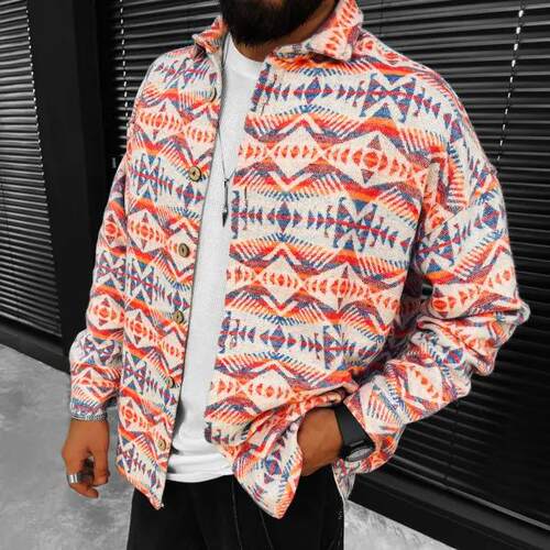 Men's shirt jacket men's jacket men's clothing