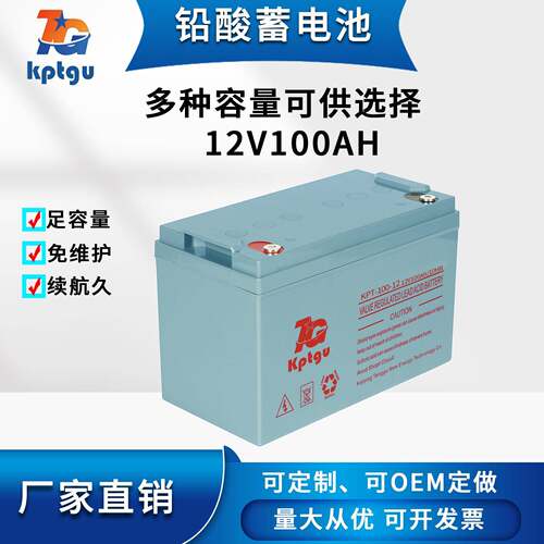 汤谷胶体蓄电池深循环免维护铅酸12V100AH后备电源电瓶