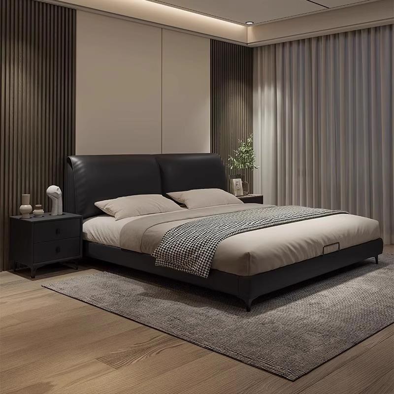 x2米2大床现代轻奢主卧大2米气双人三储物高箱床AFG1米8