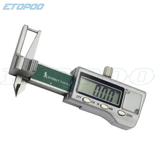 HUOTO25MM数显测厚仪0.01MM金属屏精度三用测厚规塑料珠卡规