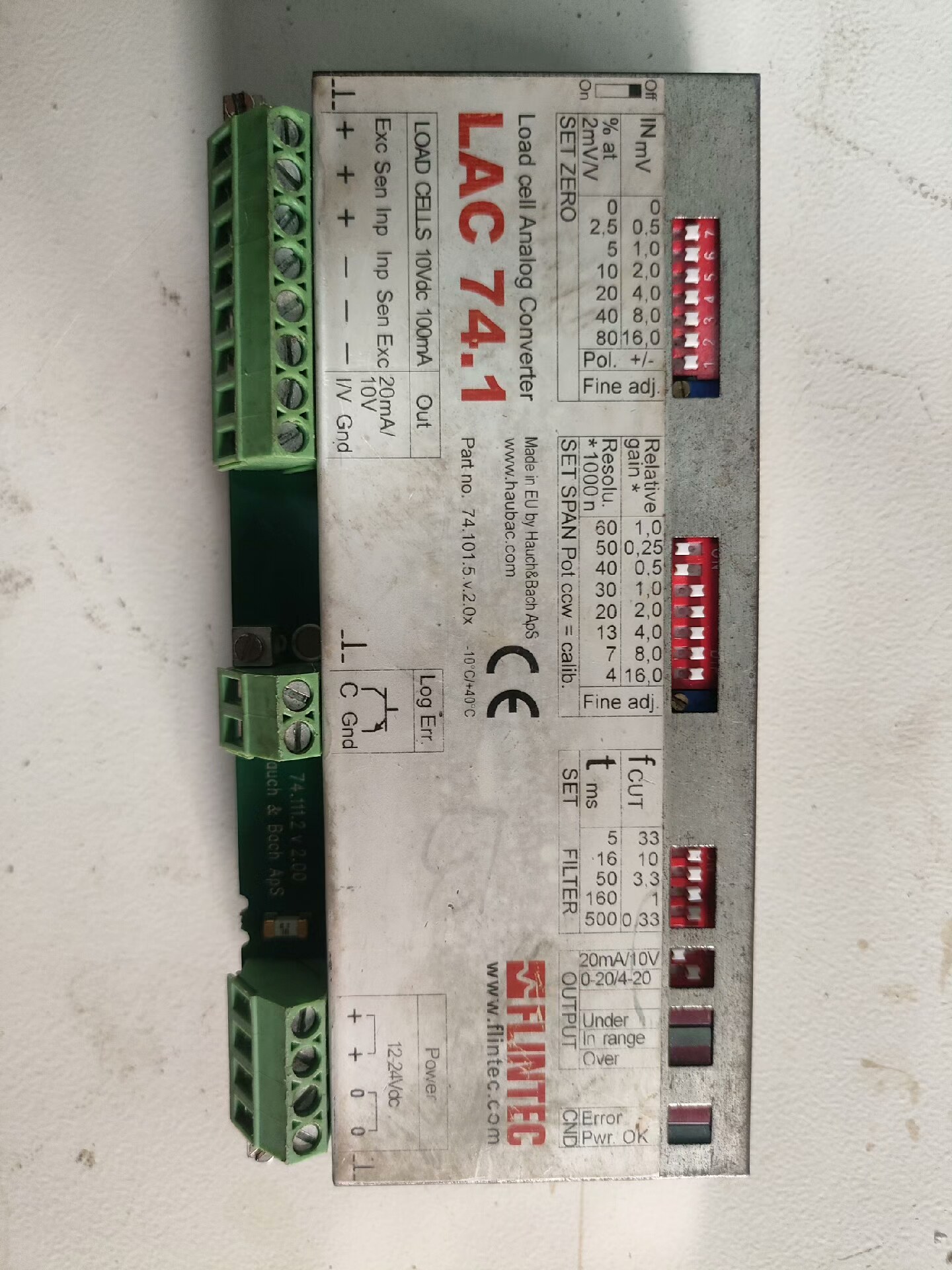 进口德国富林泰克FLINTEC称重放大器/变送器LAC 74