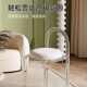 亚克力椅子梳妆凳靠背椅北欧现代简约网红极简透明化妆凳子ins