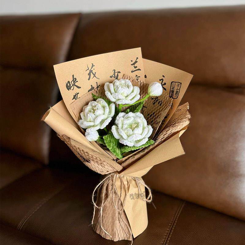 三八妇女节礼物diy花束茉莉扭扭棒花手工男友生日男生男朋友情人