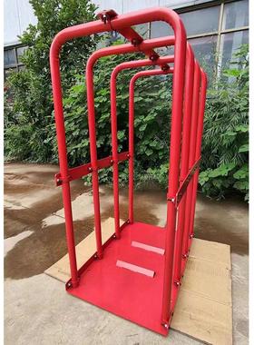 大车货轮胎充安气全笼保护设备 tire in车flation cage