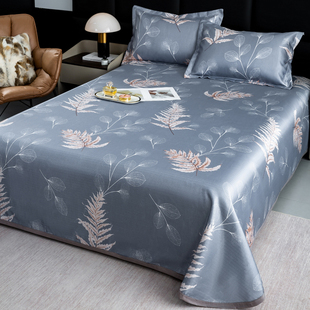 夏天冰丝席凉席可机洗夏季 学生宿舍单双人席子三批发 空调席床单款