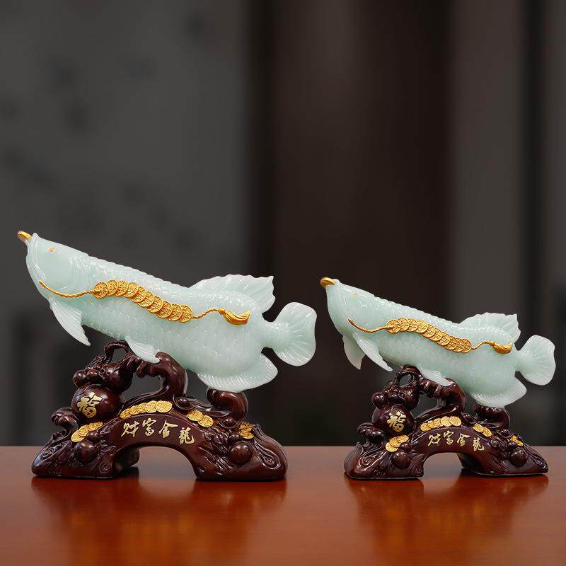 司财福金龙鱼玄物关办年公室高档装饰品公7322青玉开业搬新家礼年