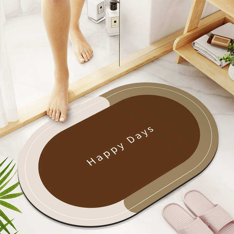 硅藻泥地垫 浴室吸水垫子门口防滑脚垫 速干卫生间门垫洗手间地毯,居家布艺,家用脚垫,淘宝优惠券,粉丝福利购,淘宝优惠卷