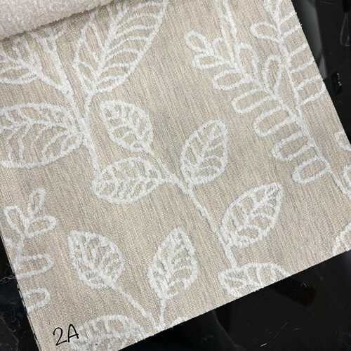 门幅280cm定高复古中古风格黑色加厚雪尼尔提花面料奶茶色窗帘布