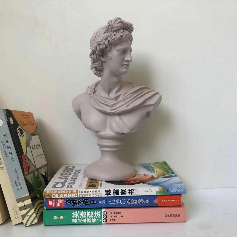 树脂工艺品摆件大卫雕像艺术品装饰家居电视柜玄关美式乡村手工