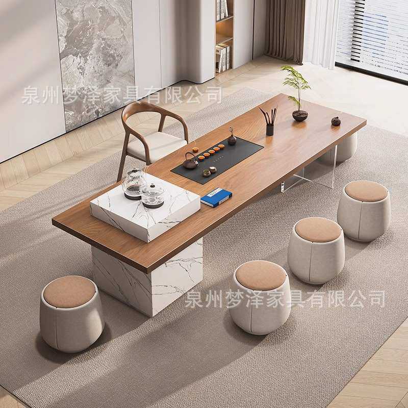 中岛台实木茶桌椅组合办公室现代简约亚克力泡茶桌家用客厅喝茶桌,住宅家具,家用茶台/茶桌,淘宝优惠券,粉丝福利购,淘宝优惠卷