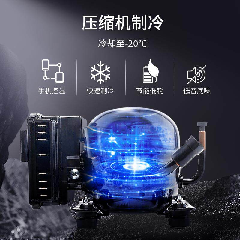车载冰箱压缩机制冷15-20L车家两用12v24v车载小冰箱